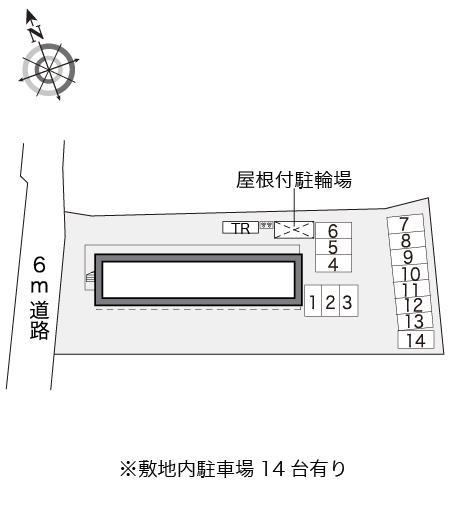エルミタージュ(17433)の駐車配置図