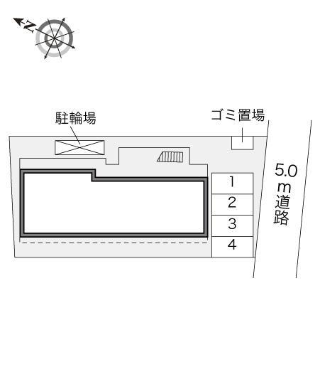 コンフォート(24707)の駐車配置図