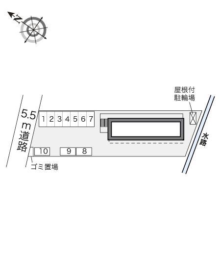 カメリア(29955)の駐車配置図