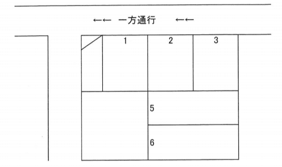 安藤パーキングの駐車配置図