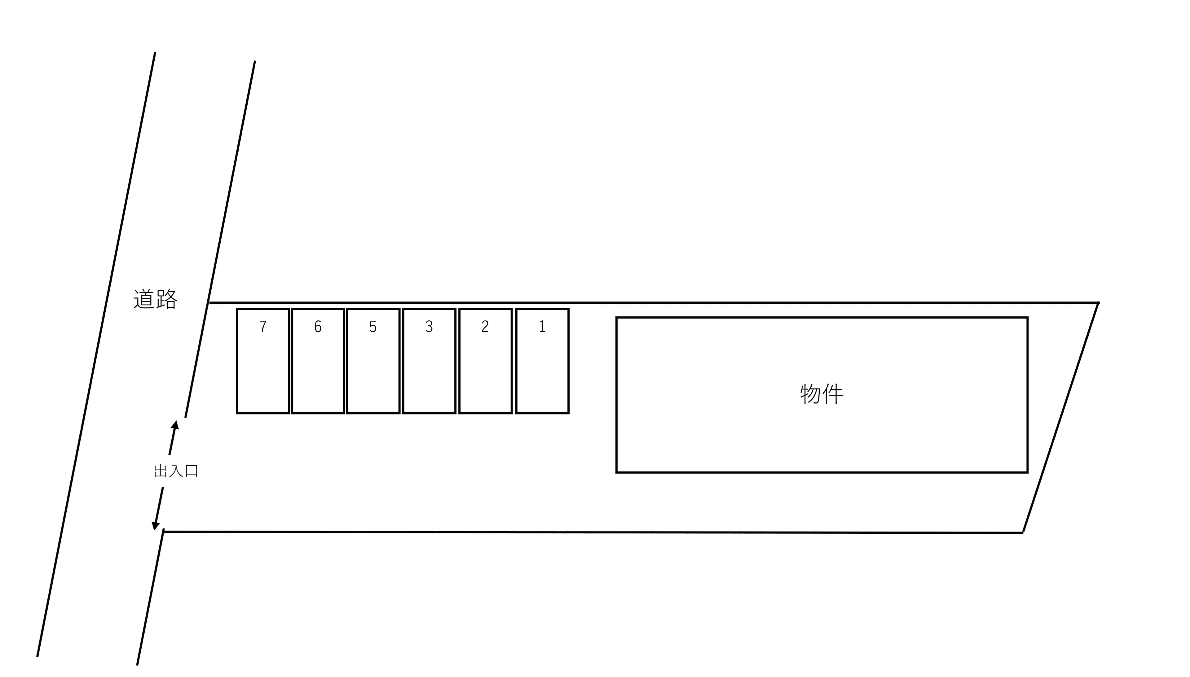 Ajax Ⅳの駐車配置図