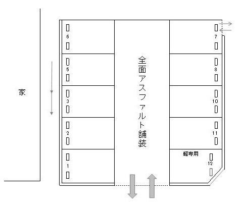 J-425の駐車配置図