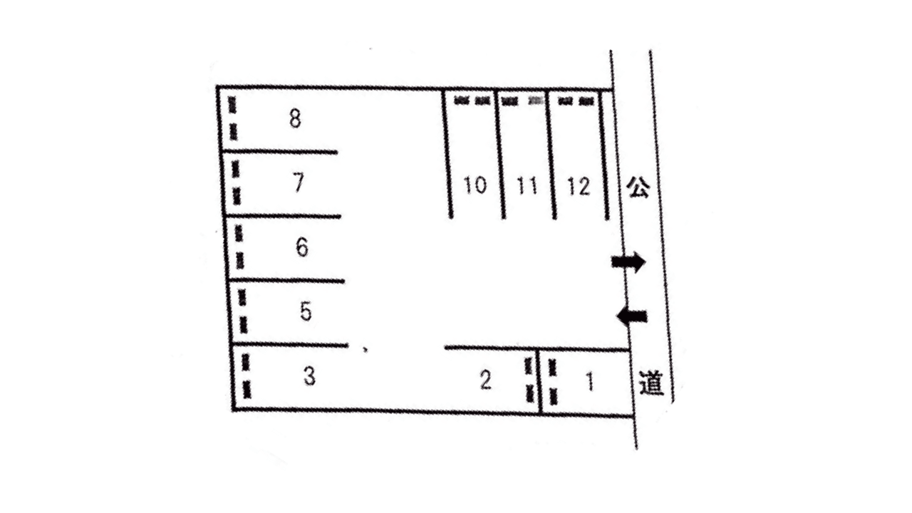 パーキング馬取池の駐車配置図