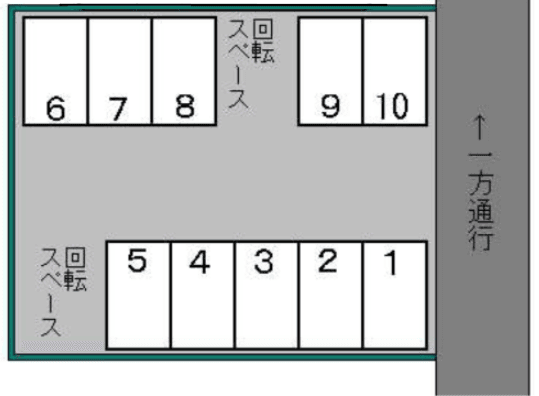 栄町駐車場の駐車配置図