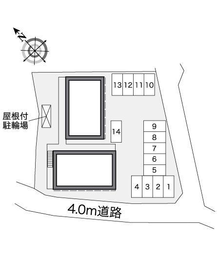 ガリバー王国Ⅱ(38821)の駐車配置図