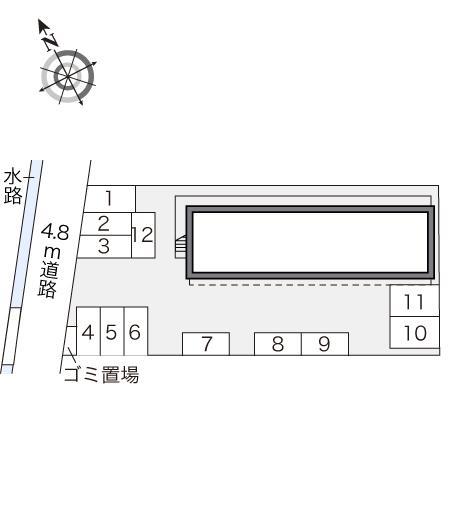 セジュール(15659)の駐車配置図
