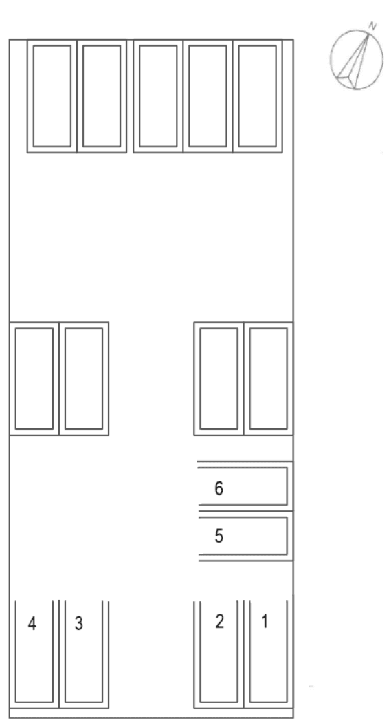 パークネット札幌南14西18の駐車配置図