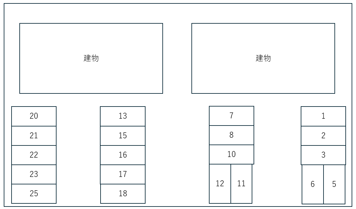 メゾン フォーリアⅠの駐車配置図