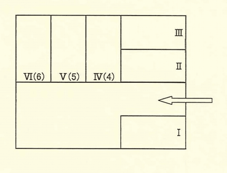 菱野Ⅰ宮田パーキングの駐車配置図