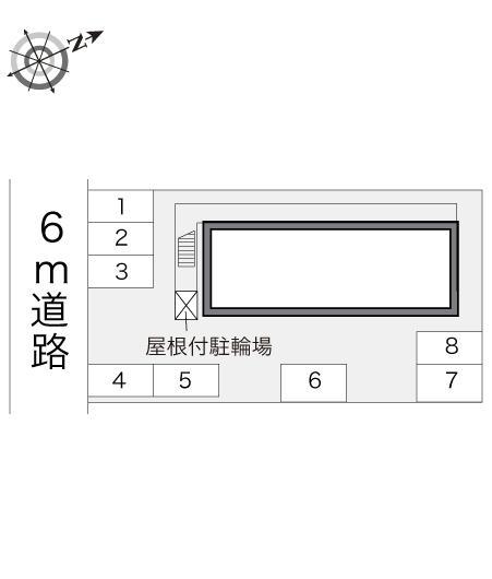 東城南(14075)の駐車配置図