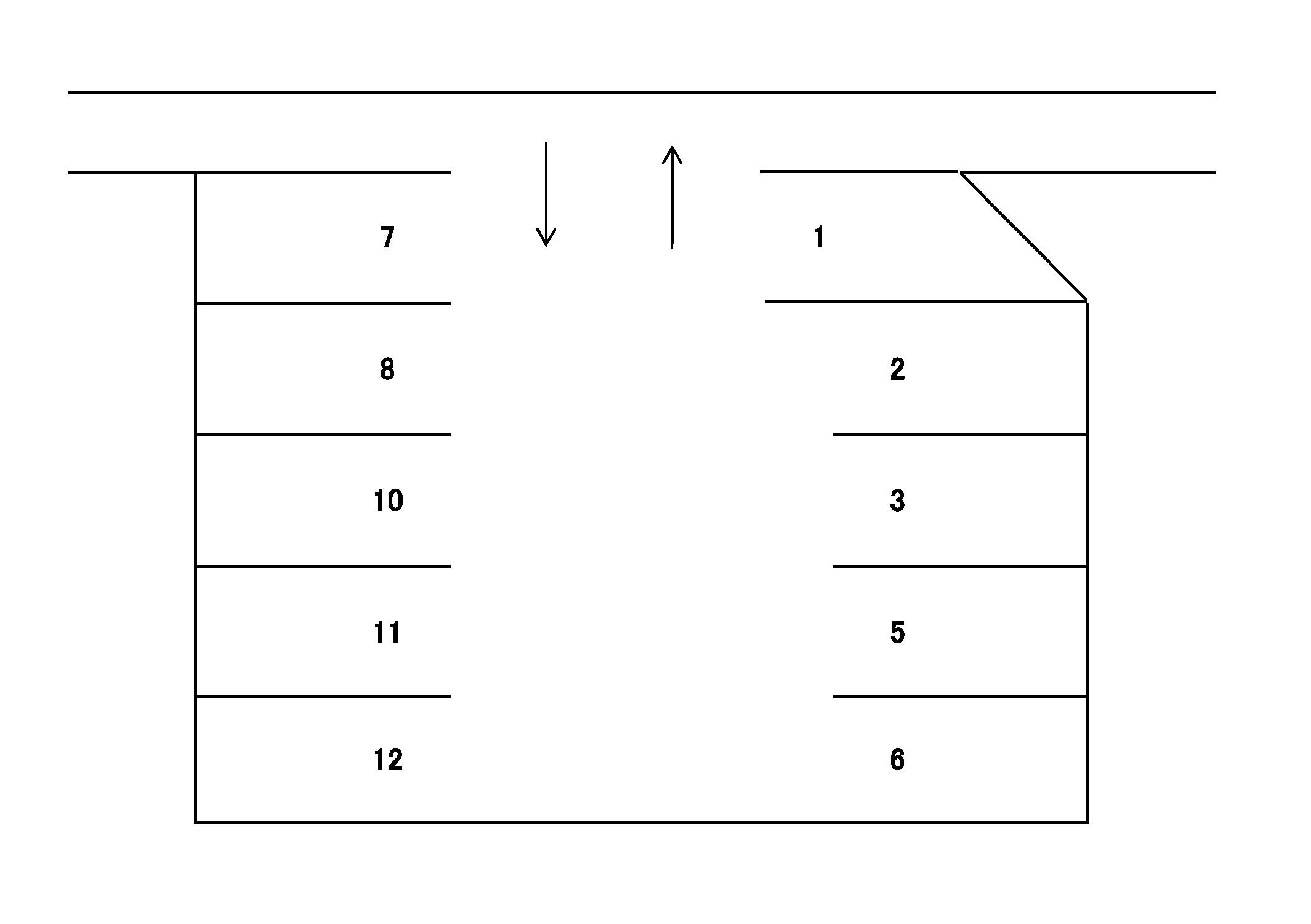J-054の駐車配置図