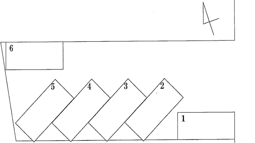 小林神戸駐車場の駐車配置図