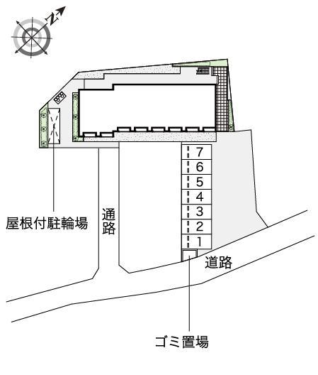 狭山ケ丘(53615)の駐車配置図