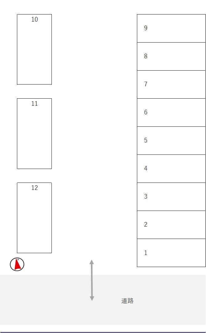 すえひろパーク上之の駐車配置図