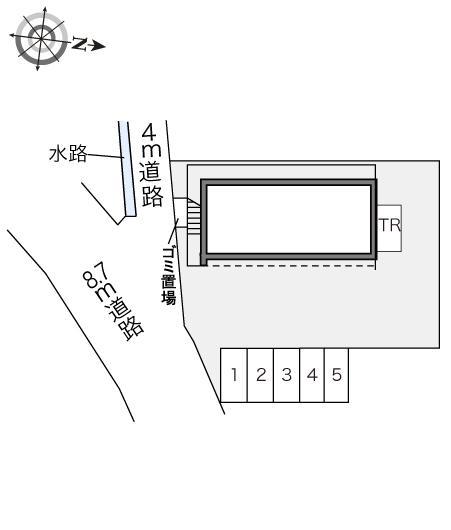 谷津(11601)の駐車配置図