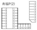 寿福P(2)の駐車場