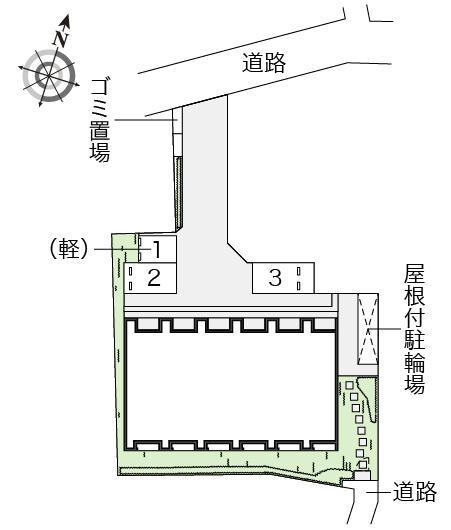 安井(54996)の駐車配置図