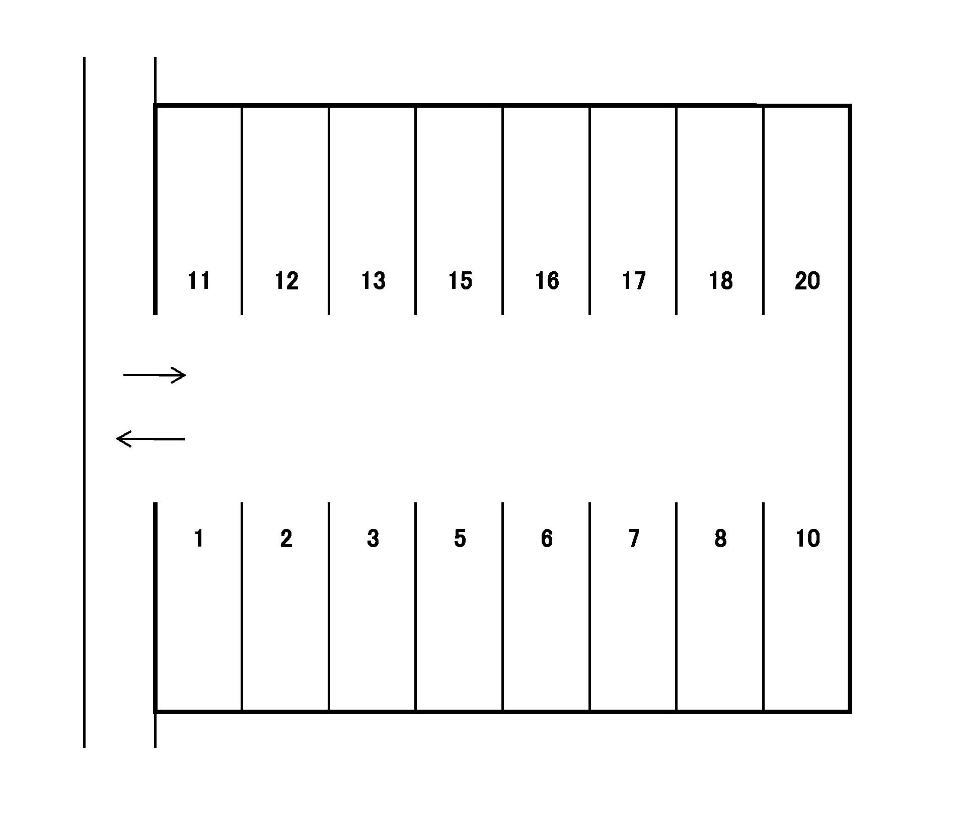 J-052の駐車配置図