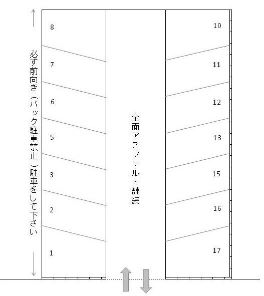 J-325の駐車配置図