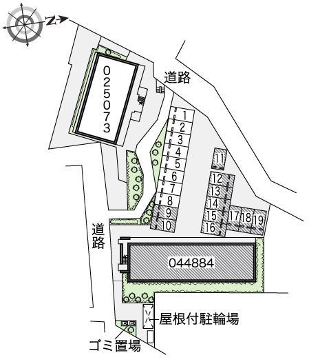 ラージヒル(44884)の駐車配置図