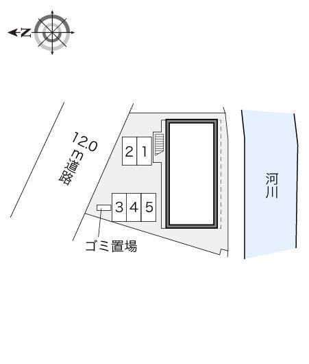 道ノ尾Ⅲ(21851)の駐車配置図