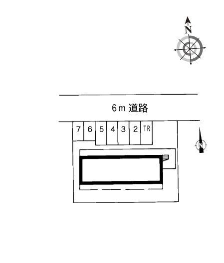 MAEDA(8741)の駐車配置図