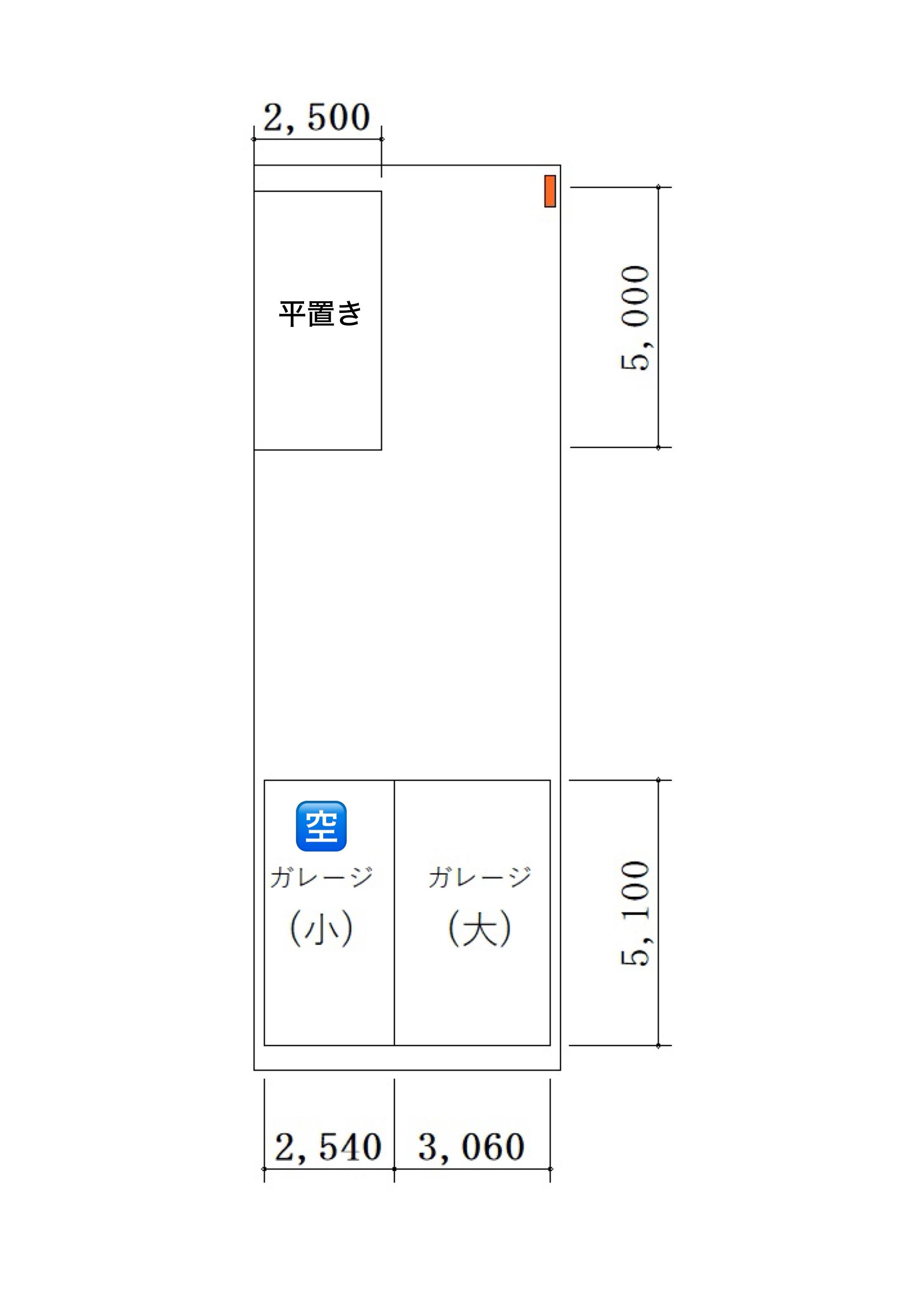 熱田区八番第1の駐車配置図