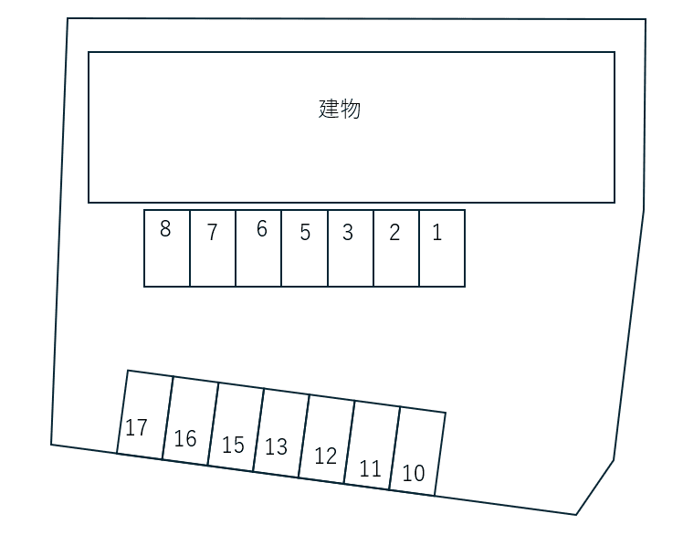 Cosmo 10の駐車配置図