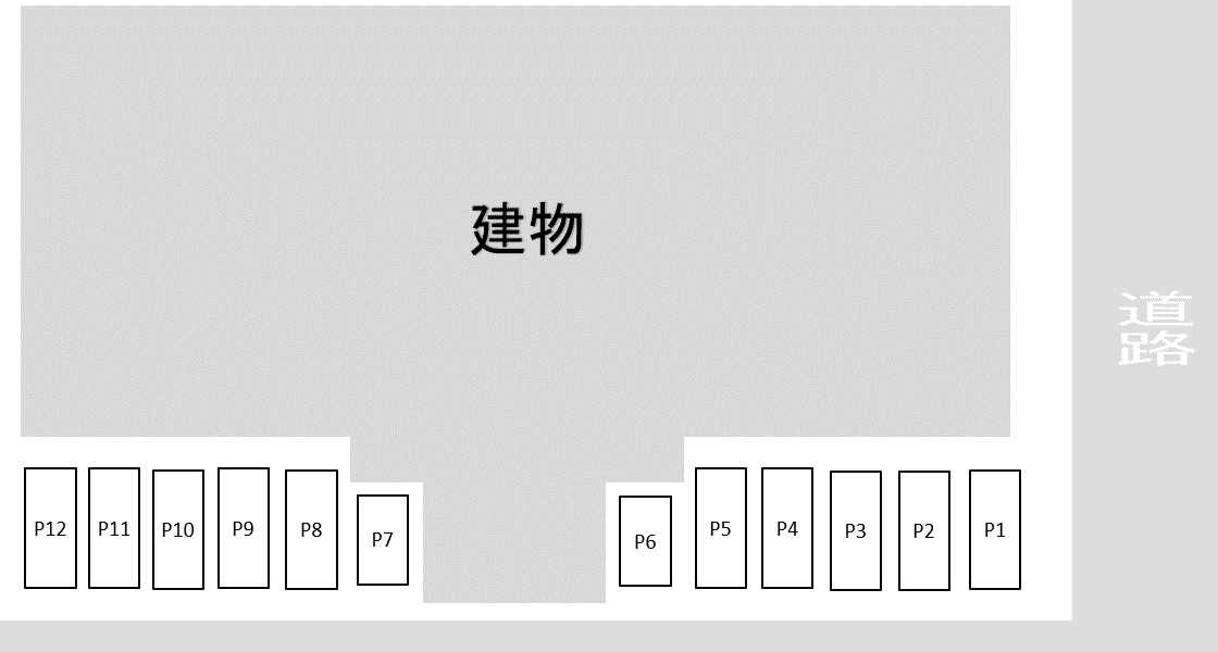 ラーナ竜王の駐車配置図