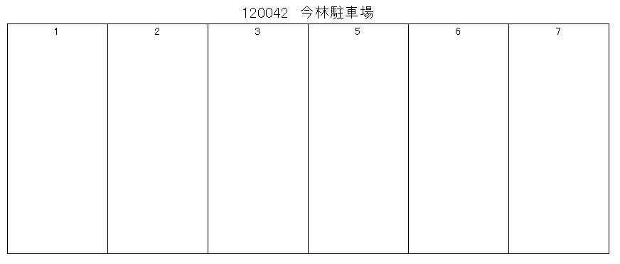 今林駐車場の駐車配置図