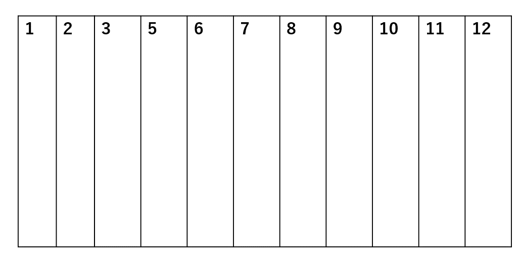 飯田町742駐車場の駐車配置図