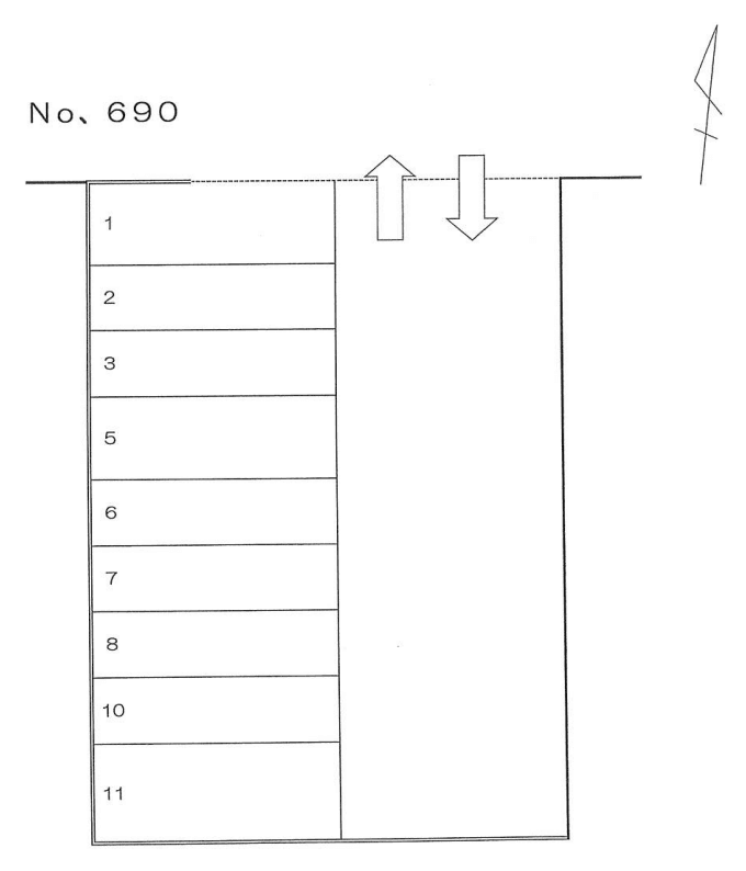 690の駐車配置図