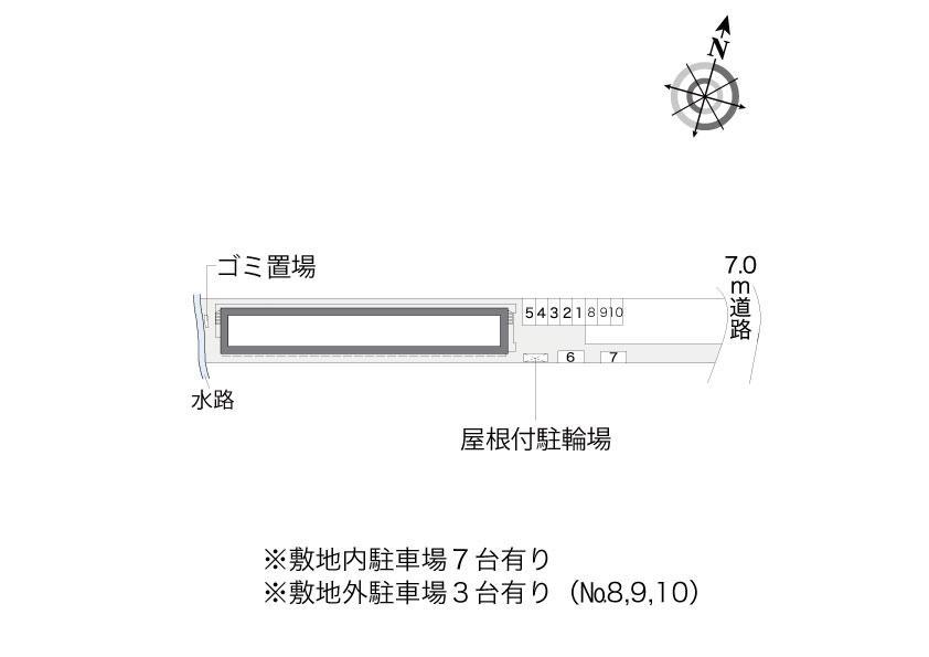 花(25727)の駐車配置図