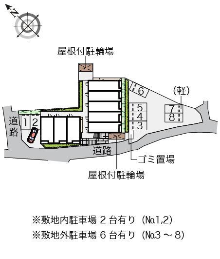 クレイノアペルト泉佐野Ⅰ(58180)の駐車配置図