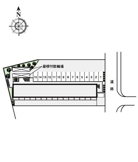 武庫川(15415)の駐車配置図