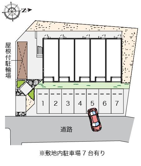 クレイノサラン(57794)の駐車配置図