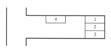 698駐車場の駐車配置図