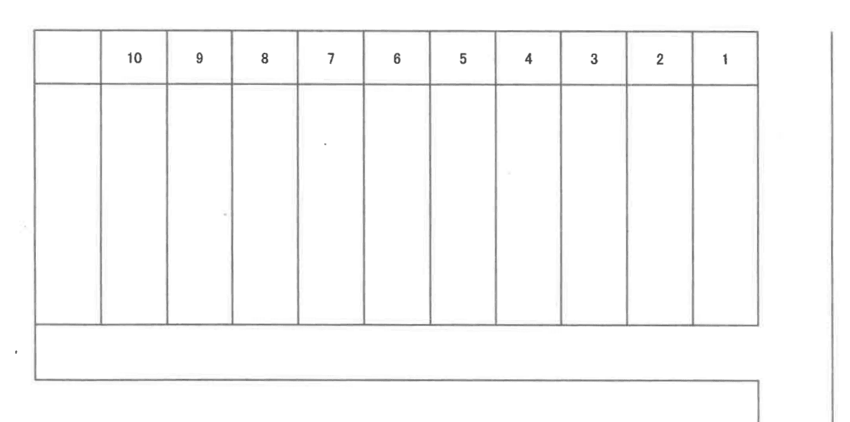 杉ノ口駐車場の駐車配置図