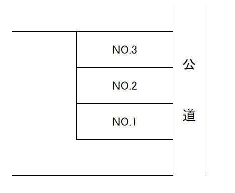 門田駐車場の駐車配置図