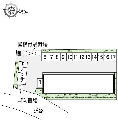 伊吹Ⅱ(41103)の駐車配置図
