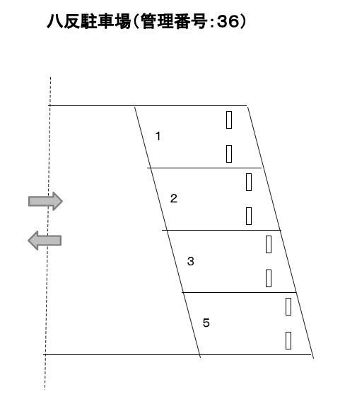 J-036の駐車配置図