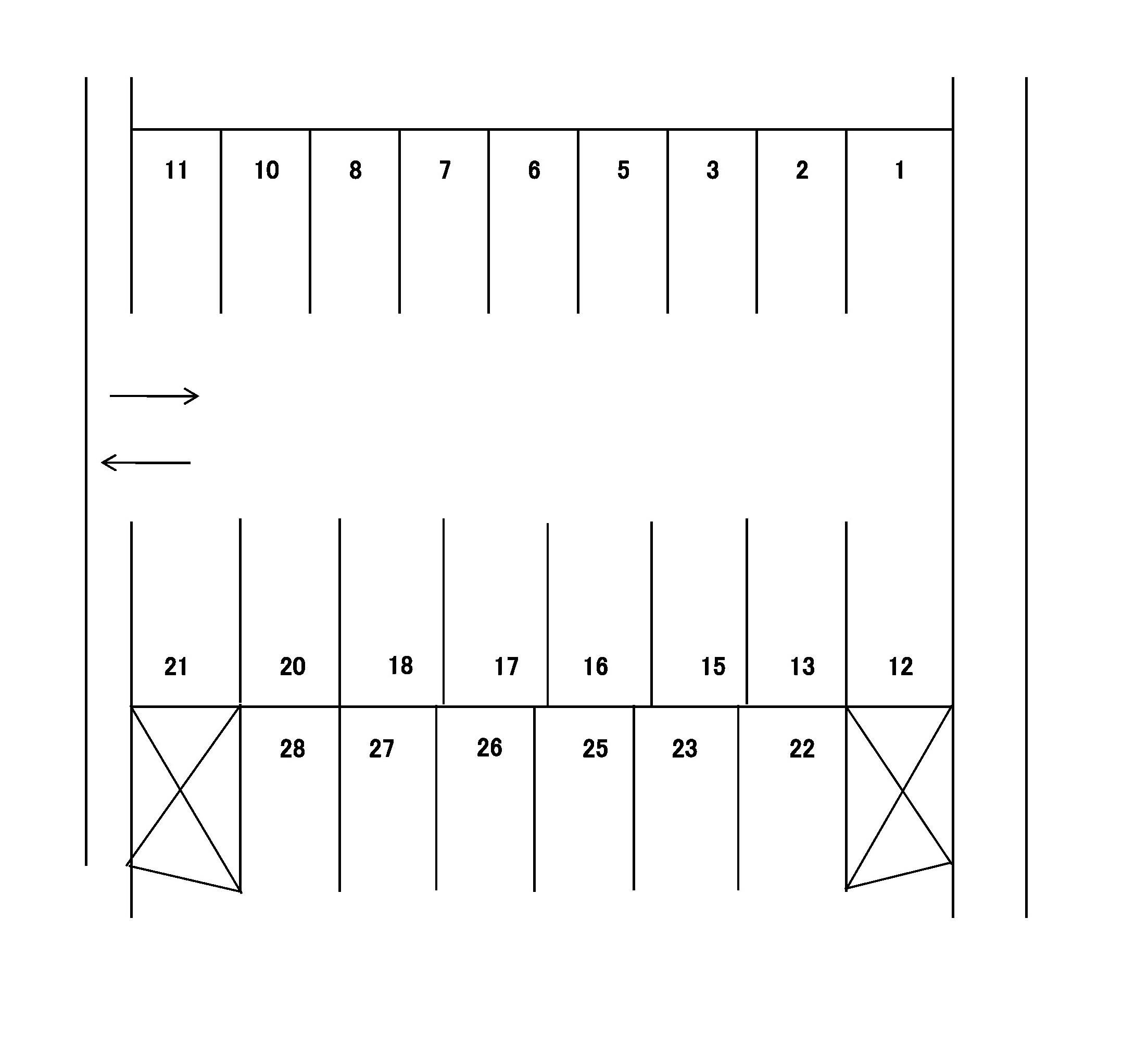 J-044の駐車配置図