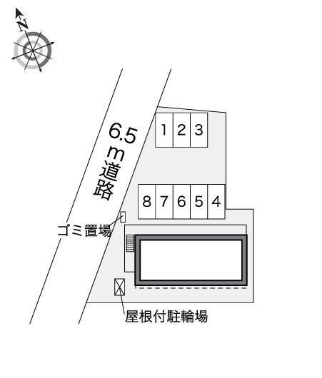 ホットスプリング(41009)の駐車配置図