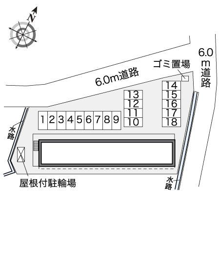わしず(30736)の駐車配置図