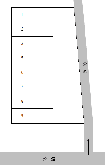 神戸パーキングの駐車配置図