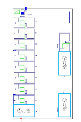 葵第8の駐車配置図