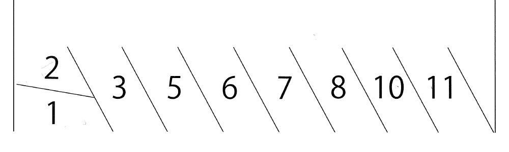 瓢箪町パーキングの駐車配置図