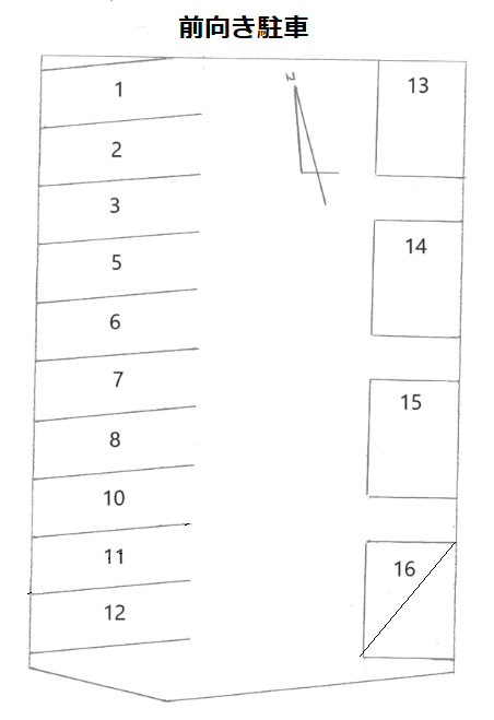 扶桑-17の駐車配置図