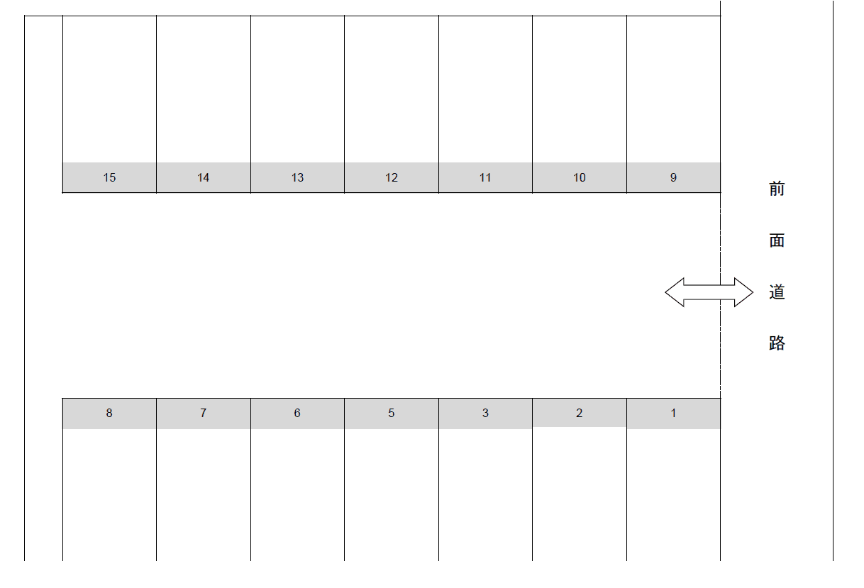 Mパーク学校町の駐車配置図