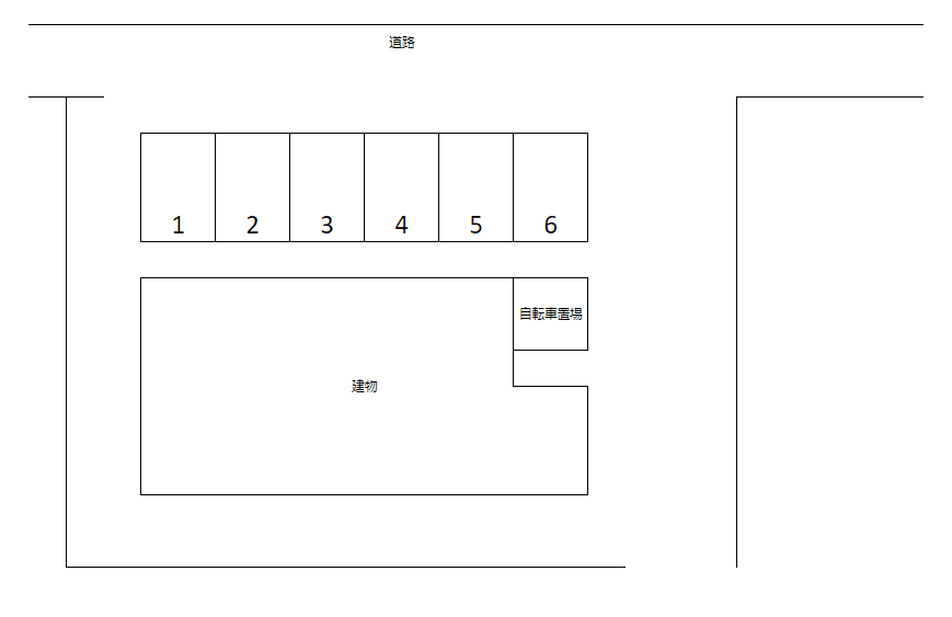 苅屋駐車場の駐車配置図